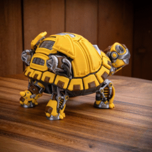 RoboTortoise Articulated Toy – Print-in-Place Flexi Robot Tortoise (Copy)
