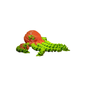 Harvest Lurker | Articulated Flexi Autumn Creature | Print-in-Place 3D Model with Snap-Fit Head