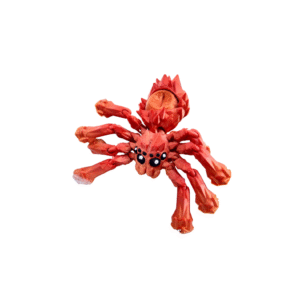 Spinner SPYder | Articulated Fidget Spider Toy | Print-in-Place Flexi with Snap-Fit Head and Spinner Function
