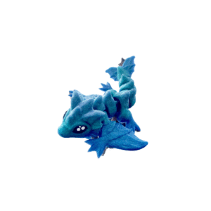 Tiny Wyvern | Articulated Mini Dragon Toy | Print-in-Place Flexi with Snap-Fit Head
