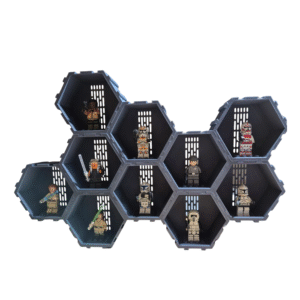 Star Wars Brick Wall Mount Display (Compatible with Non-LEGO Bricks)