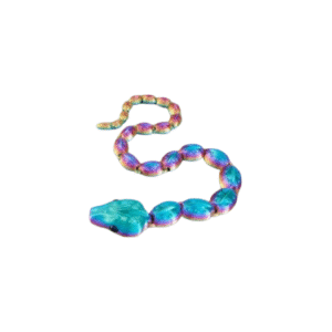 30-Inch Articulated Snake | Print-in-Place Flexi Basilisk, Boa, Python Wiggle Pet | Giant 3D Model