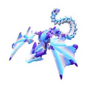 Adorable Articulated Axolotl – Flexible Snap-Fit Toy | Print-in-Place 3D Model