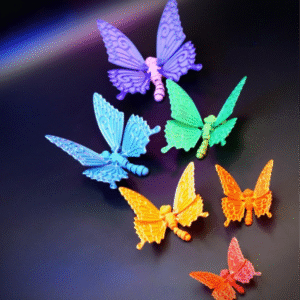 Exclusive Flexi Factory Butterfly – Articulated Print-in-Place 3D Model