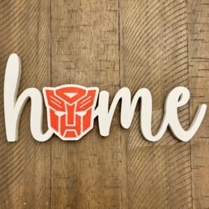 Autobot Home Sign Collectible Home Decor Piece