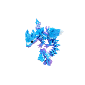 Baby Lunarwing Dragon | Articulated Flexi Celestial Model | Print-in-Place 3D Fantasy Dragon with Snap-Fit Head