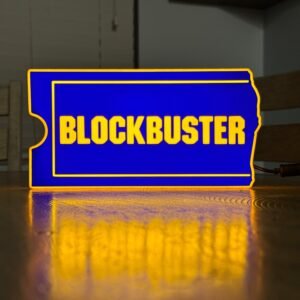 Block Buster Collectible Glowing LED Display Light Box