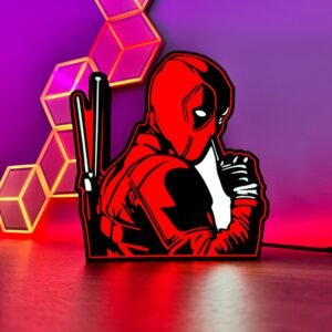 Deadpool Collectible Glowing LED Display Light Box
