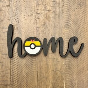Pokéball Home Sign Collectible Home Decor Piece