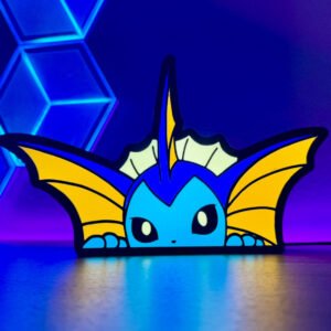 New Vaporeon Pokémon Collectible Glowing LED Display Light Box