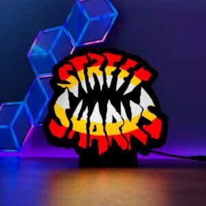 STREET SHARKS Collectible Glowing LED Display Light Box