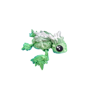 Snowflurtle | Articulated Winter Turtle Toy | Print-in-Place Flexi Model with Snap-Fit Head