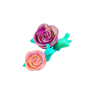 Tiny Rose Snail | Articulated Flexi Garden Toy | Print-in-Place 3D Model with Snap-Fit Head
