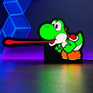 Yoshi De Mario Bros Collectible Glowing LED Display Light Box
