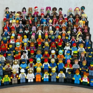 Display Stand Podium for Lego Minifigures (Up To 117 Minifigs) 3D Printed Shelf