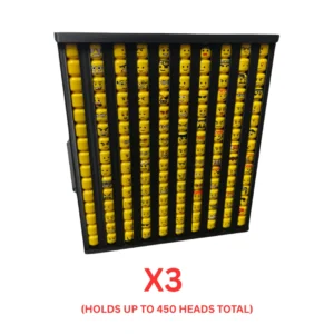 Large Minifigure Head Holders Storages Display for LEGO Minifigures 3D Printed