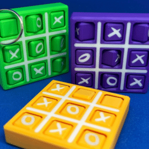 TicTacToe (5 variations) 3D Printed Fidget Toy Stress Relief Desk Sensory