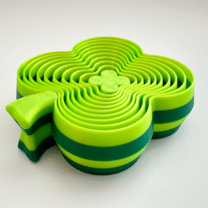 4 Leaf Clover Layered Fidget Toy stripes 3D Printed Fidget Toy Stress Relief Desk Sensory