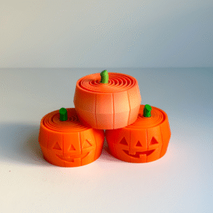 Small Pumpkin Layered Fidget 3D Printed Fidget Toy Stress Relief Desk Sensory