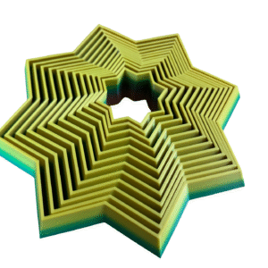 Star Fidget Eight Point 3D Printed Fidget Toy Stress Relief Desk Sensory