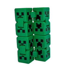 Minecraft Fidget Cube Creepers 3D Printed Fidget Toy Stress Relief Desk Sensory Cube