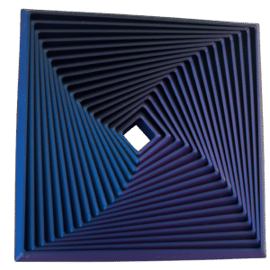 Square Geometric Fidget 3D Printed Fidget Toy Stress Relief Desk Sensory