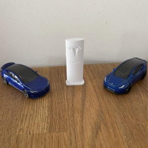 Tesla Sign 1:64 for Hot Wheels Matchbox Siku Diorama 3D Printed