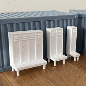 Locker for 1:64 for Hot Wheels Matchbox Siku Diorama 3D Printed