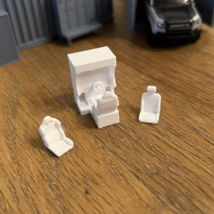 Seats and Arcade Racer 1:64 Hot Wheels Matchbox Siku 3D Printed