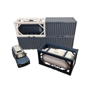 Tank Container 1:64 for Matchbox, Hotwheels and Co 3D Printed