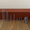 Ladders and Pipes 1:64 Matchbox, Hotwheel, Siku 3D Printed