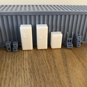 Classic Fridge 1:64 for Matchbox, Hotwheel, Siku 3D Printed