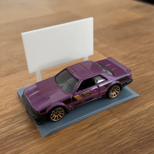 Advertising Board 1:64 Hot Wheels Display 3D Printed