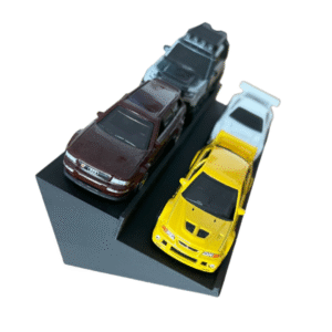 Quadruple Display Stand 1:64 Hotwheels Matchbox 3D Printed