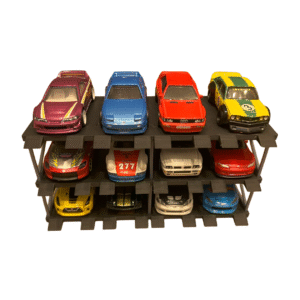 Modular and Stackable Hot Wheels Quadruple Garage 3D Printed