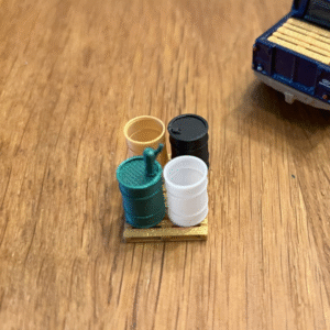 Oil Barrel 1:64 Scale Hotwheels Matchbox Siku 3D Printed