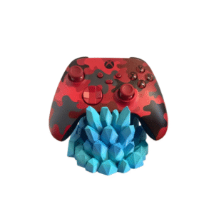 Crystal Game Controller Stand 3D Printed Gaming Display Holder Desk Organizer