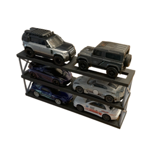 2 Walls Stackable Double Garage 1:64 Hotwheels 3D Printed