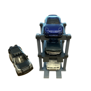4-post Triple Carlift Lifting Platform Hot Wheels 3D Printed