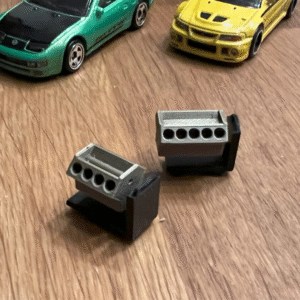 Engine Stand Holder 1:64 Hotwheels Matchbox Siku 3D Printed