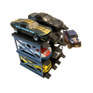 Modular and Stackable 1:64 Hotwheels Double Garage 3D Printed