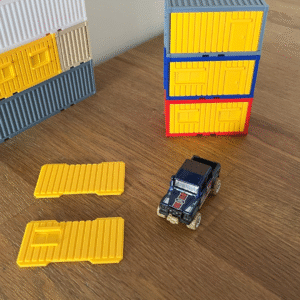 Construction/office Container 1:64 for Hotwheels 3D Printed