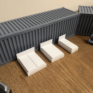 Bed for 1:64 for Hot Wheels Matchbox Siku Diorama 3D Printed