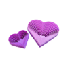Heart Layered Fidget Toy 3D Printed Fidget Toy Stress Relief Desk Sensory
